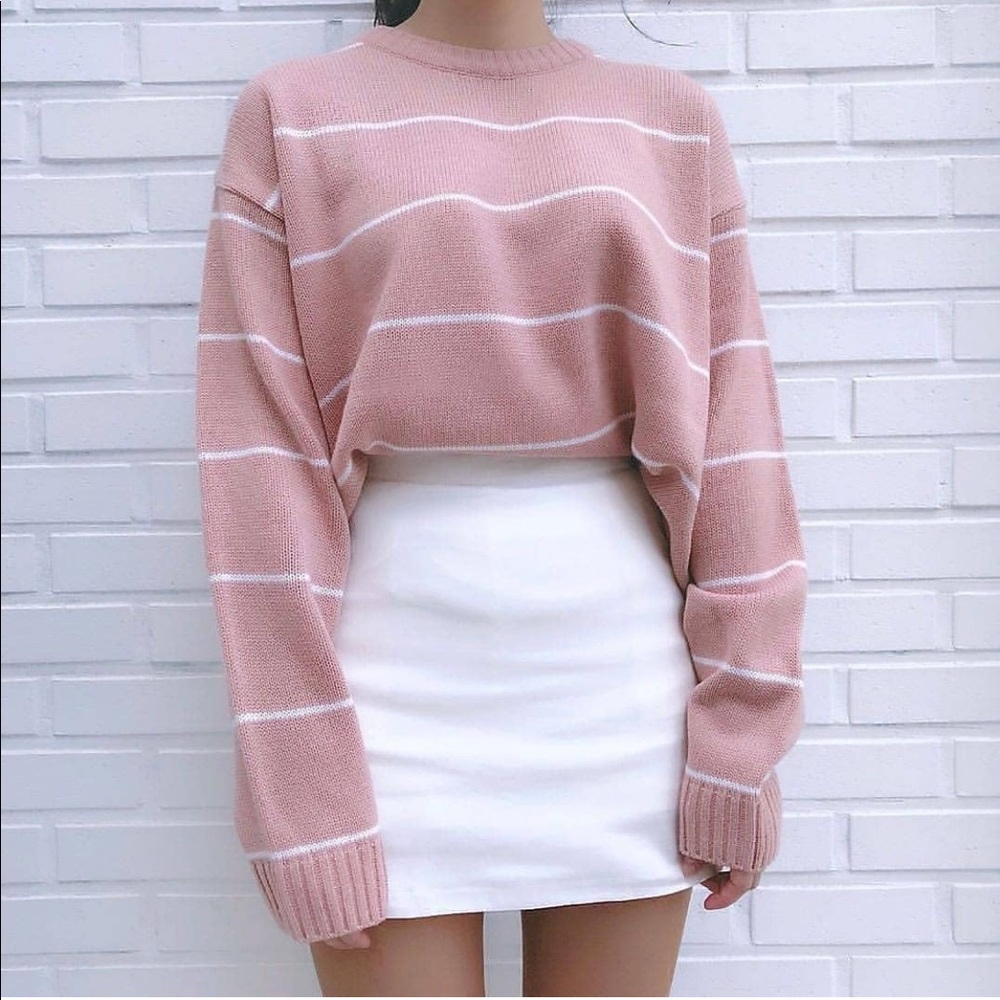 Pink sweater